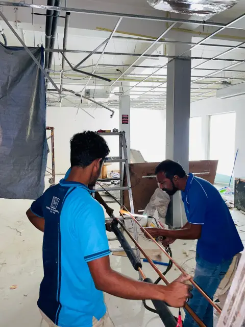 Qualitair VRV VRF multi-zone air conditioning project