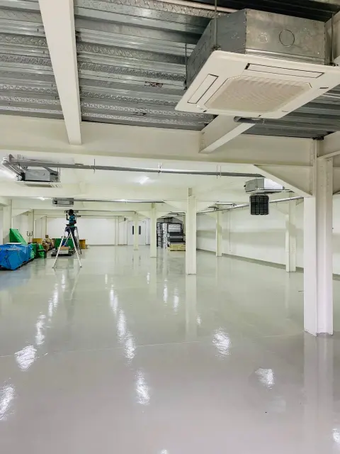 Qualitair central air conditioning ducting installation